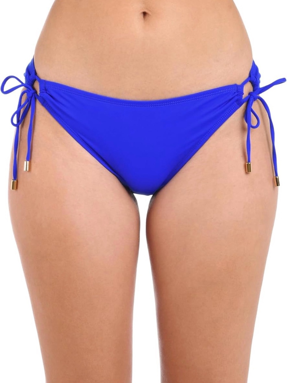La Blanca Island Goddess Sapphire Blue Tie-Side Bikini Bottoms